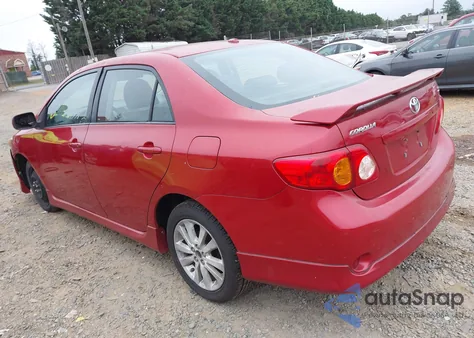 2009 Toyota Corolla S из США, поврежденный, VIN 2T1BU40E09C165405